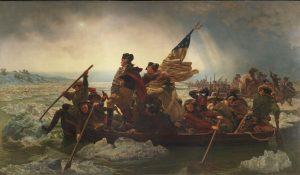 Emanuel Leutze painting called Washington Crossing the Delaware